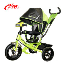 Bon marché enfants tricycle en métal avec siège arrière / haute qualité enfants trike 3 roues vélo / EN71 passé bébé tricycle pour les garçons